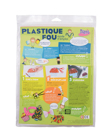 DIAM'S PLASTIQUE FOU : LOT DE 30 COULEURS ASSORTIES