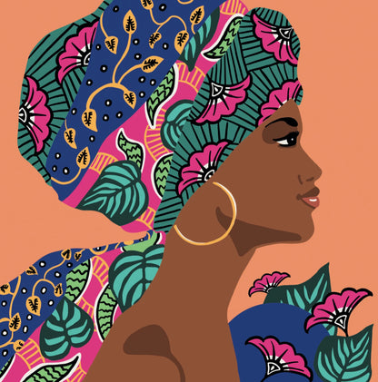 ENJOY ART PEINTURE N° 30X30CM FLOWER POWER AISSA