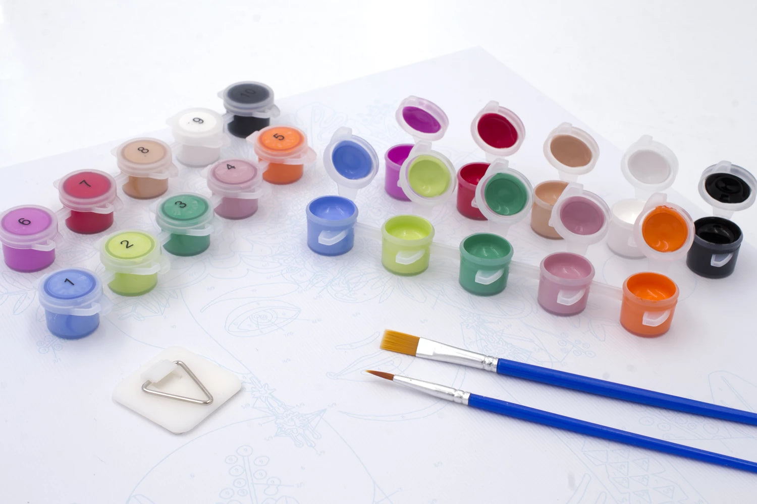 ENJOY ART PEINTURE N° 30X30CM FLOWER POWER FRIDA