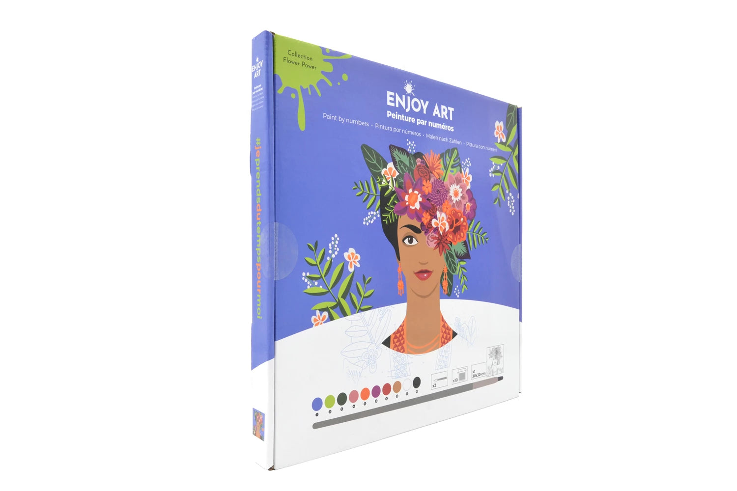 ENJOY ART PEINTURE N° 30X30CM FLOWER POWER FRIDA