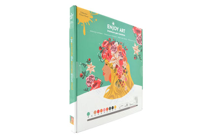 ENJOY ART PEINTURE N° 30X30CM FLOWER POWER SYLVIA
