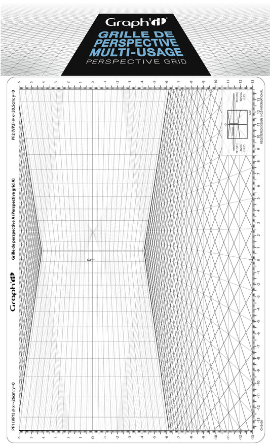 GRAPH'IT GRILLE DE PERSPECTIVE A OBLIQUE
