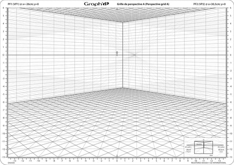 GRAPH'IT GRILLE DE PERSPECTIVE A OBLIQUE