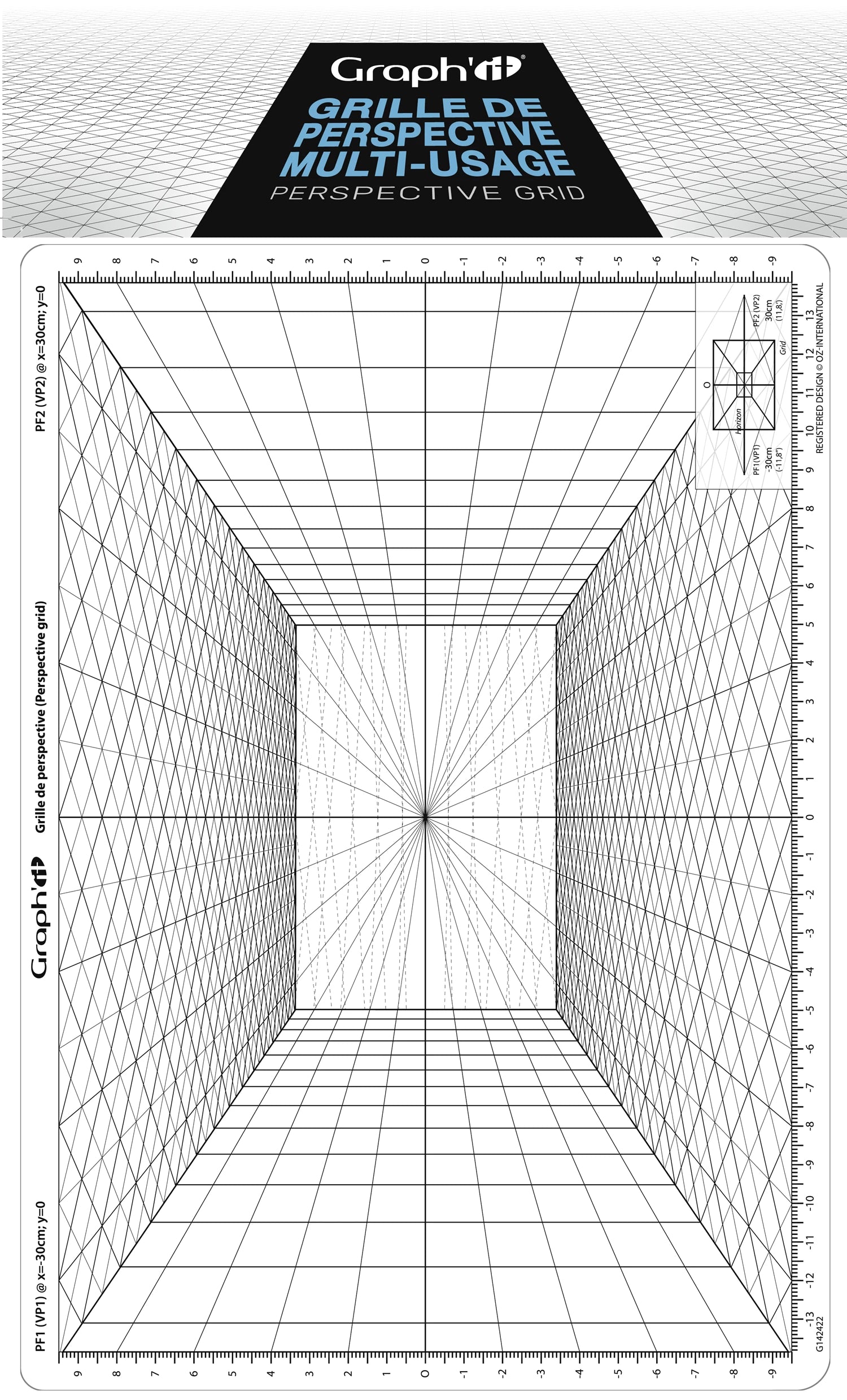 GRAPH'IT GRILLE DE PERSPECTIVE C FRONTALE