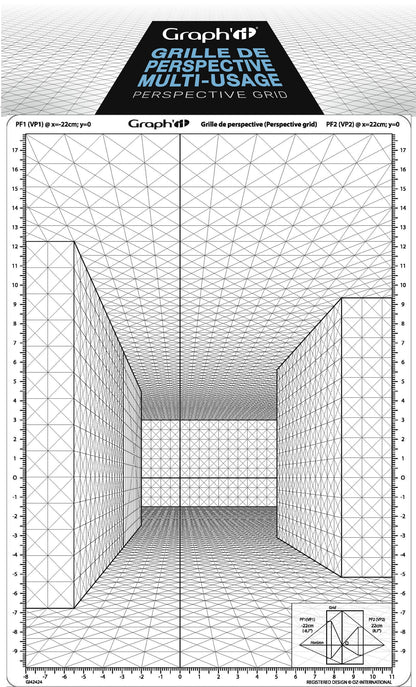 GRAPH'IT GRILLE DE PERSPECTIVE E RUE EN PERSPECTIVE FRONTALE