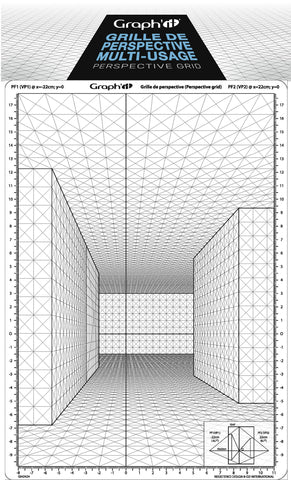 GRAPH'IT GRILLE DE PERSPECTIVE E RUE EN PERSPECTIVE FRONTALE