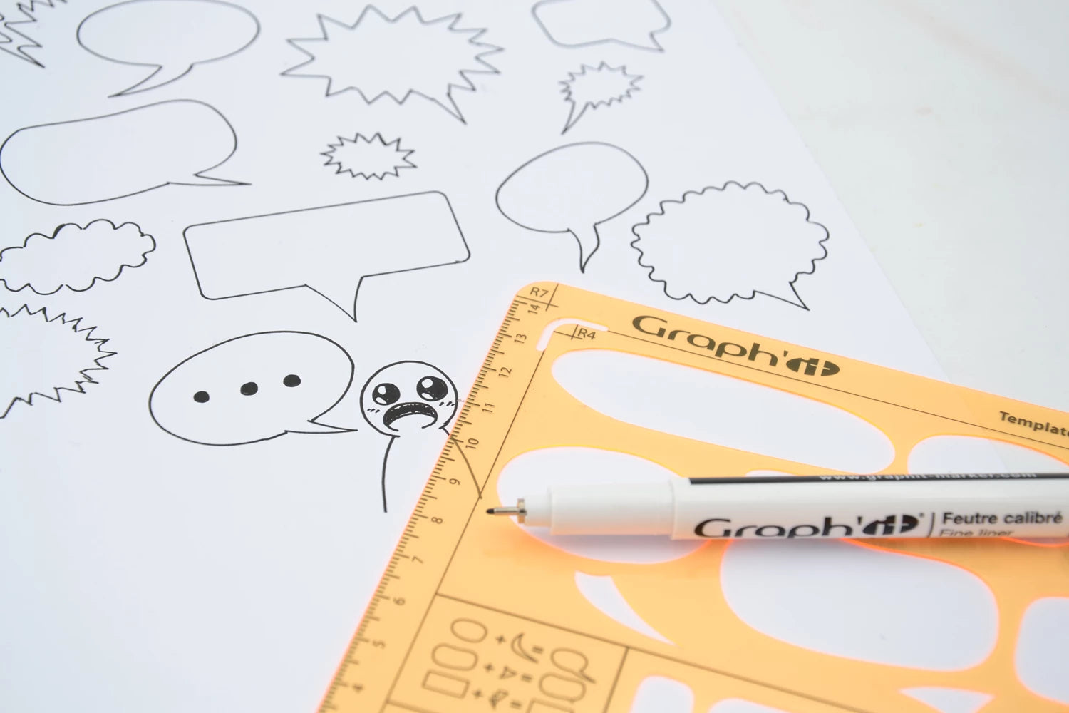 GRAPH'IT TRACE BULLE COMICS MANGA B