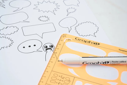 GRAPH'IT TRACE BULLE COMICS MANGA B