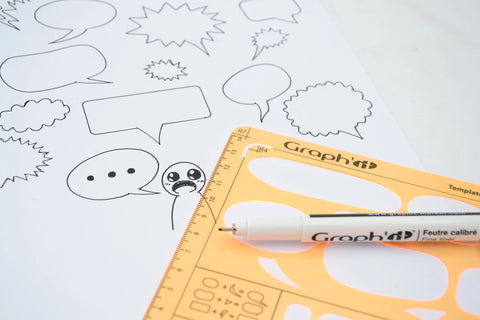 GRAPH'IT TRACE BULLE COMICS MANGA B