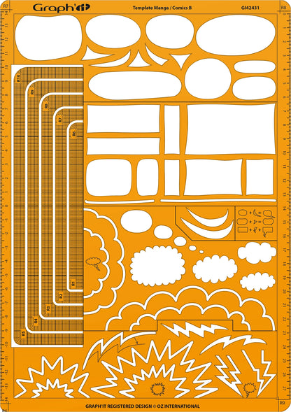 GRAPH'IT TRACE BULLE COMICS MANGA B