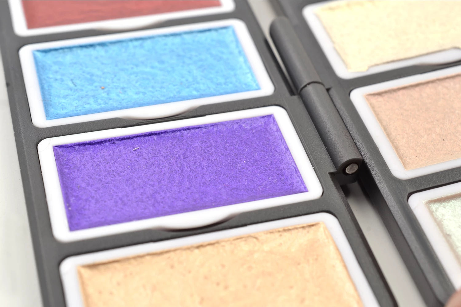 ART&GO PALETTE AQUARELLE ACCORDEON 18 COULEURS METALLIK