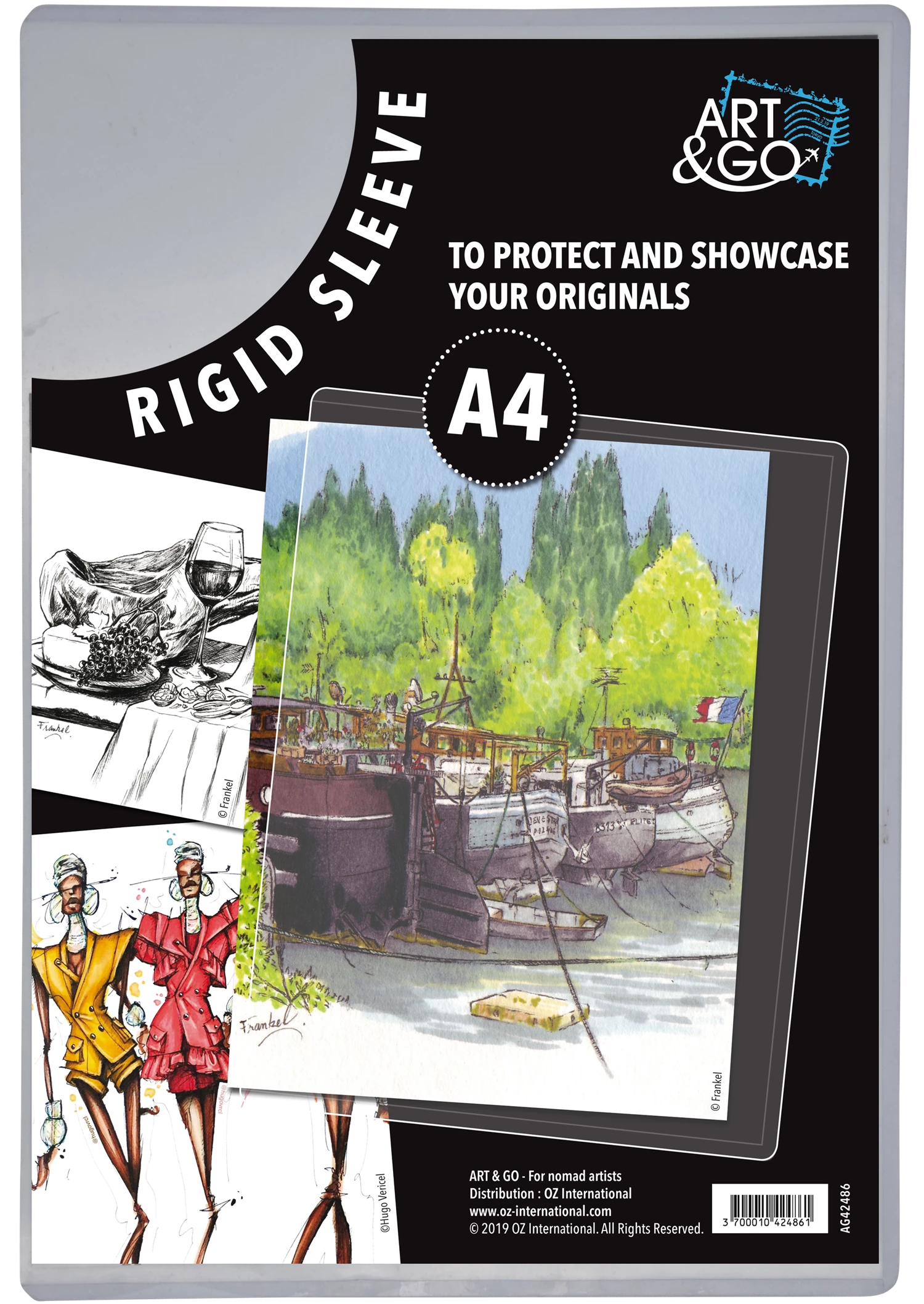 ART & GO POCHETTE RIGIDE A4