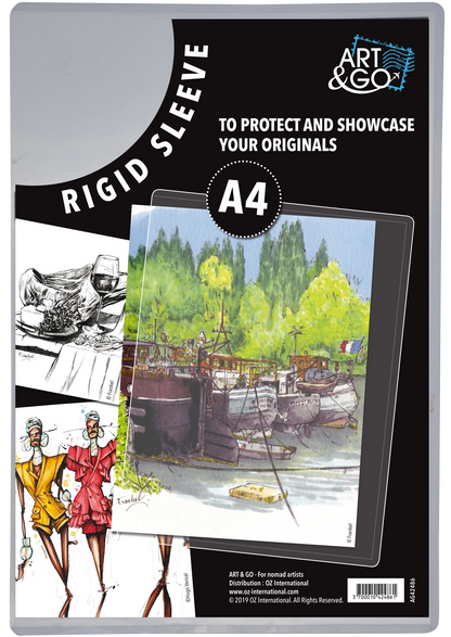 ART & GO POCHETTE RIGIDE A4