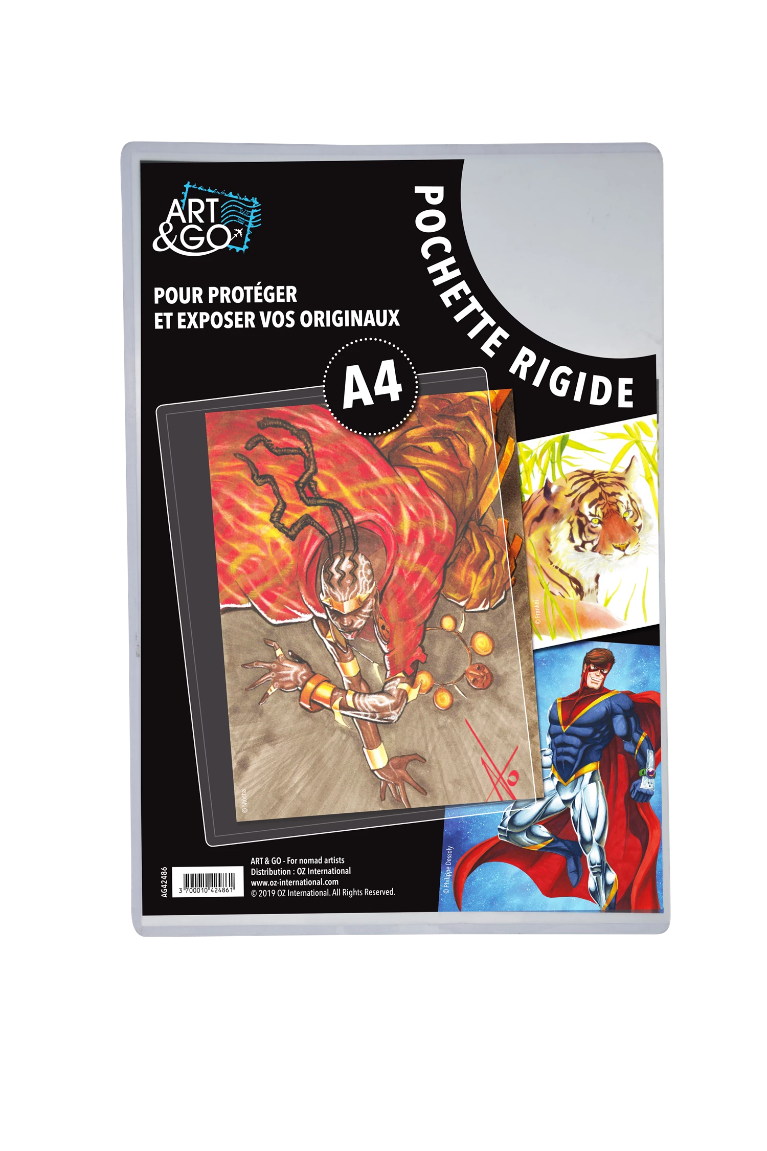 ART & GO POCHETTE RIGIDE A4