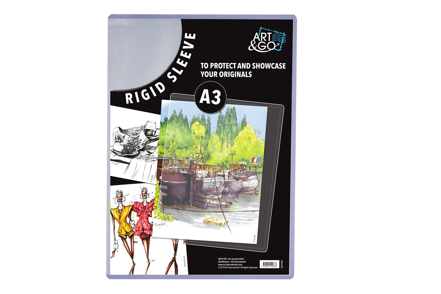 ART & GO POCHETTE RIGIDE A3