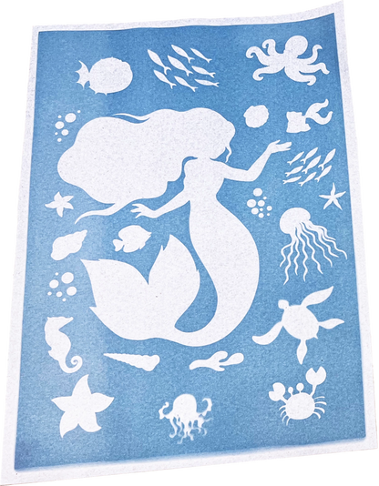 ENJOY ART KIT 10 FEUILLES CYANOTYPE A4 + 1 PLAQUE A4