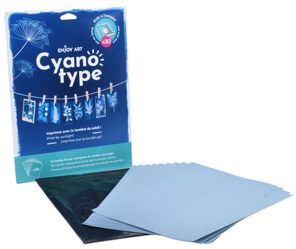 ENJOY ART 30 FEUILLES CYANOTYPE A4