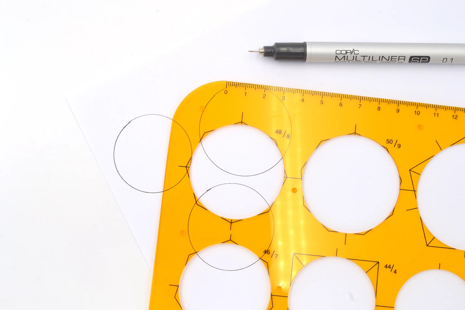 TRACE CERCLES PAIR ET IMPAIR GRAND MODELE