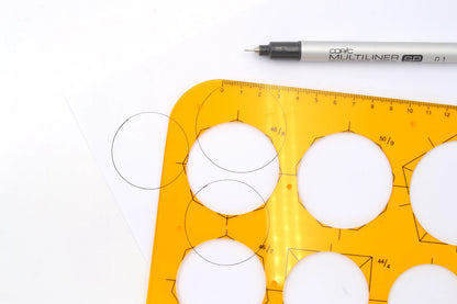 TRACE CERCLES PAIR ET IMPAIR GRAND MODELE