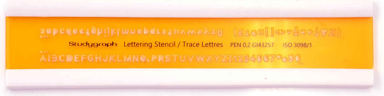 TRACE LETTRES ISO 2MM