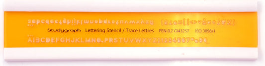 TRACE LETTRES ISO 2MM