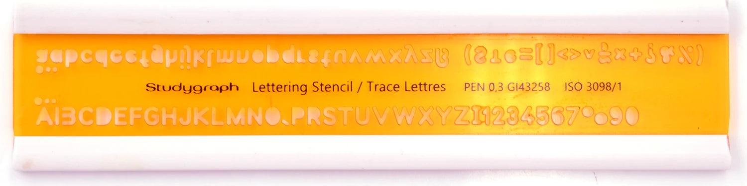 TRACE LETTRES ISO 3MM