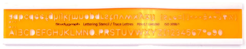 TRACE LETTRES ISO 7MM