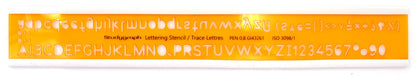 TRACE LETTRES ISO 8MM