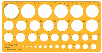 TRACE CERCLES ETUDIANT 1 A 36MM