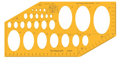 GRAPH'IT STUDYGRAPH TRACE ELLIPSES 35° ISOMETRIQUE