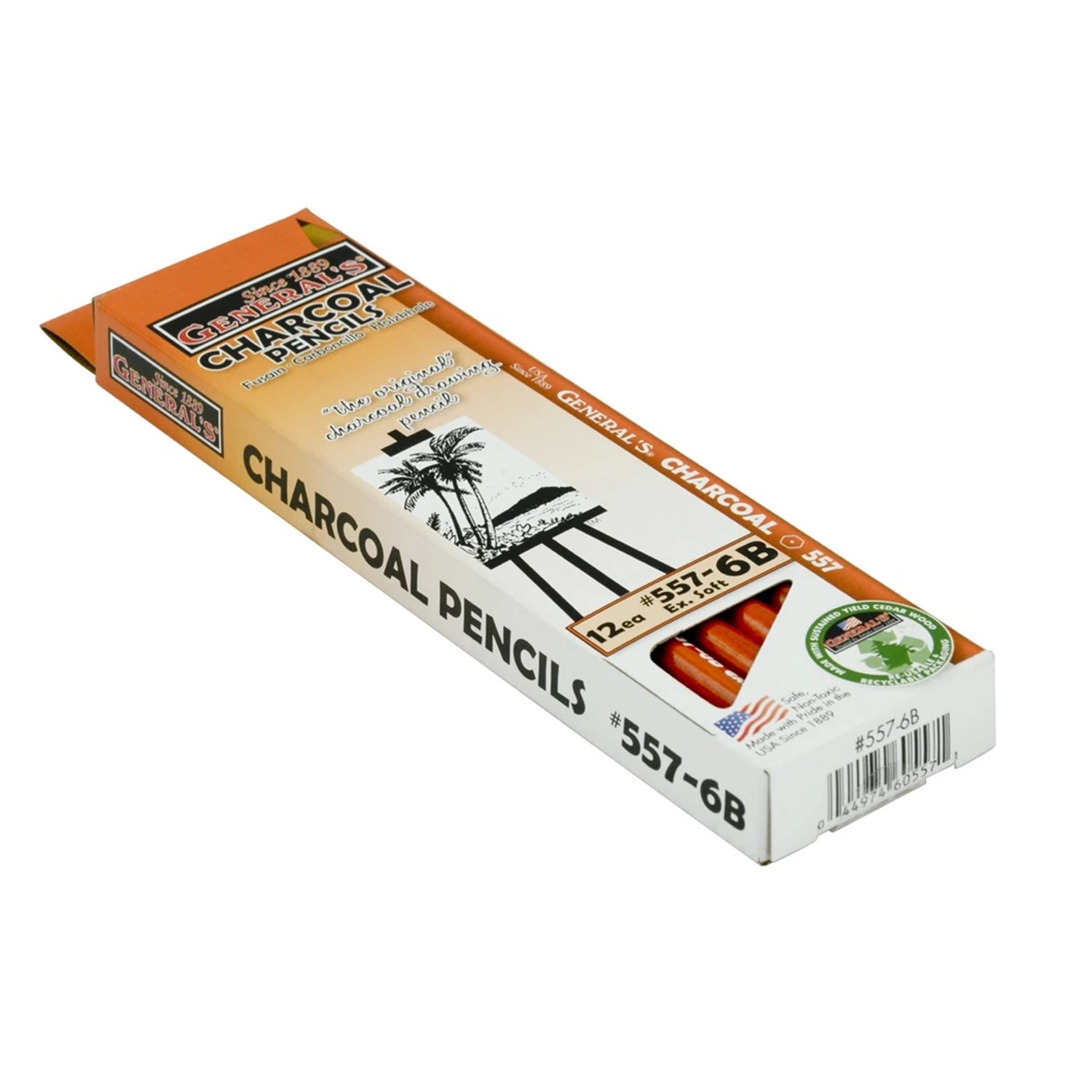 CRAYON FUSAIN NOIR 6B