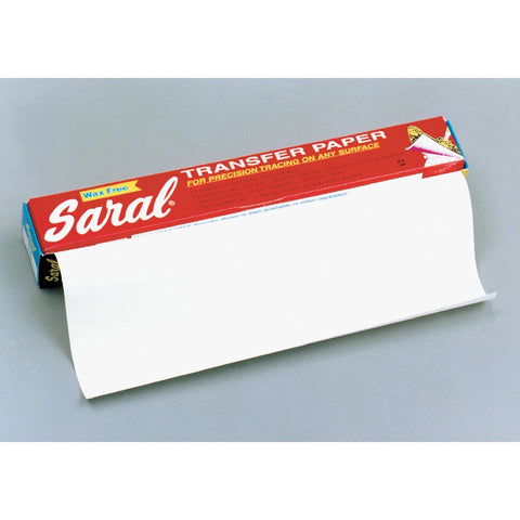 SARAL 12 FEUILLES 45X61CM BLANC