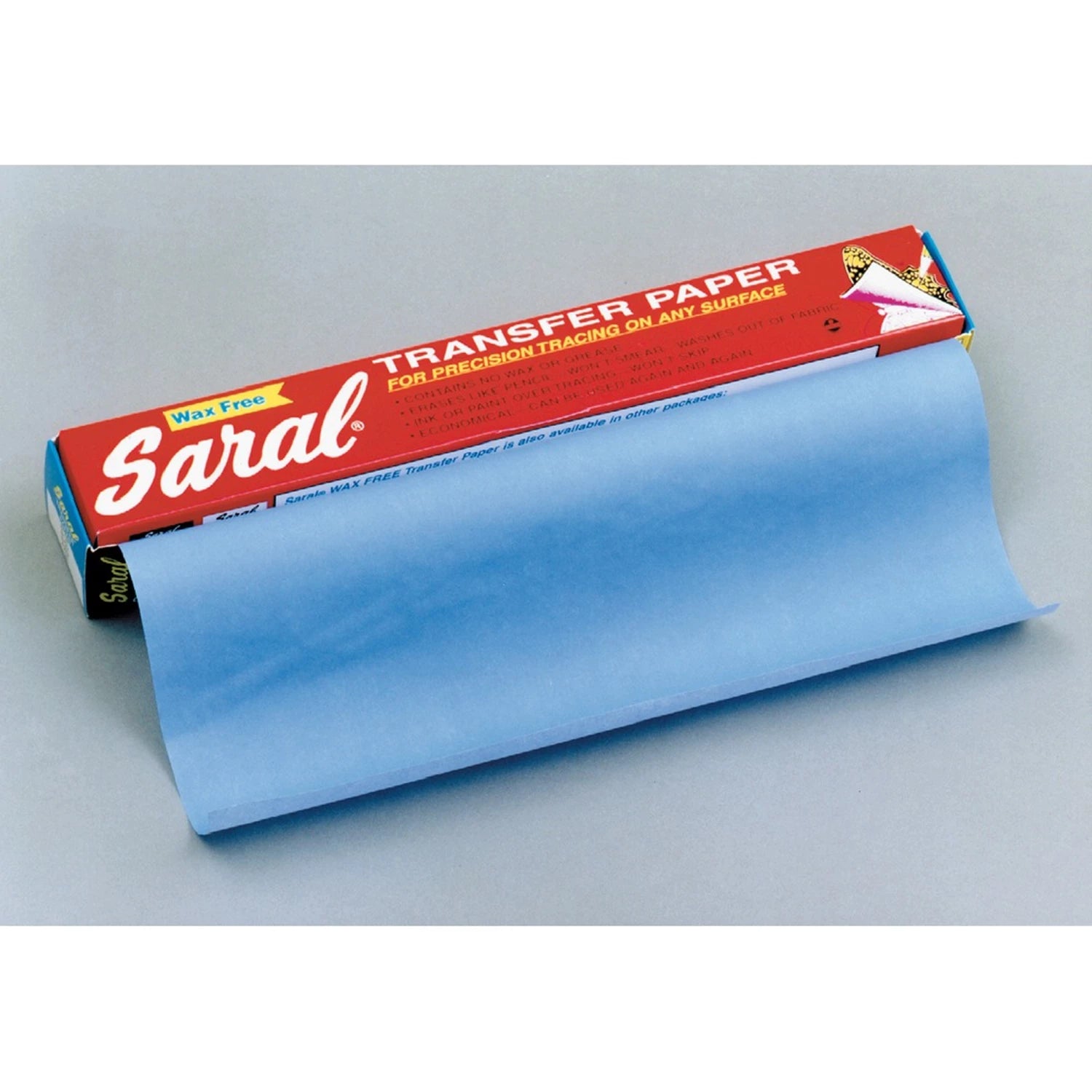 SARAL 12 FEUILLES 45X61CM BLEU