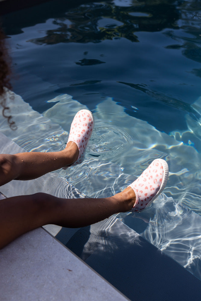 Swim Essentials | Badeschuhe | Gr. 26 | Old Pink Leopard