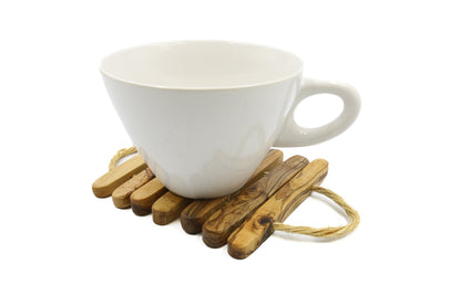 Oliven tre coasters, varmebestandig underlag