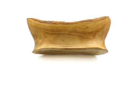 Кошик для фруктів з оливкового дерева без ручки