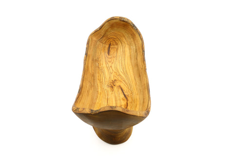 Кошик для фруктів з оливкового дерева без ручки