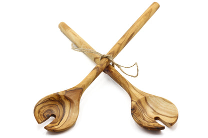 Oliven tre skandia stil salat servering gaffel