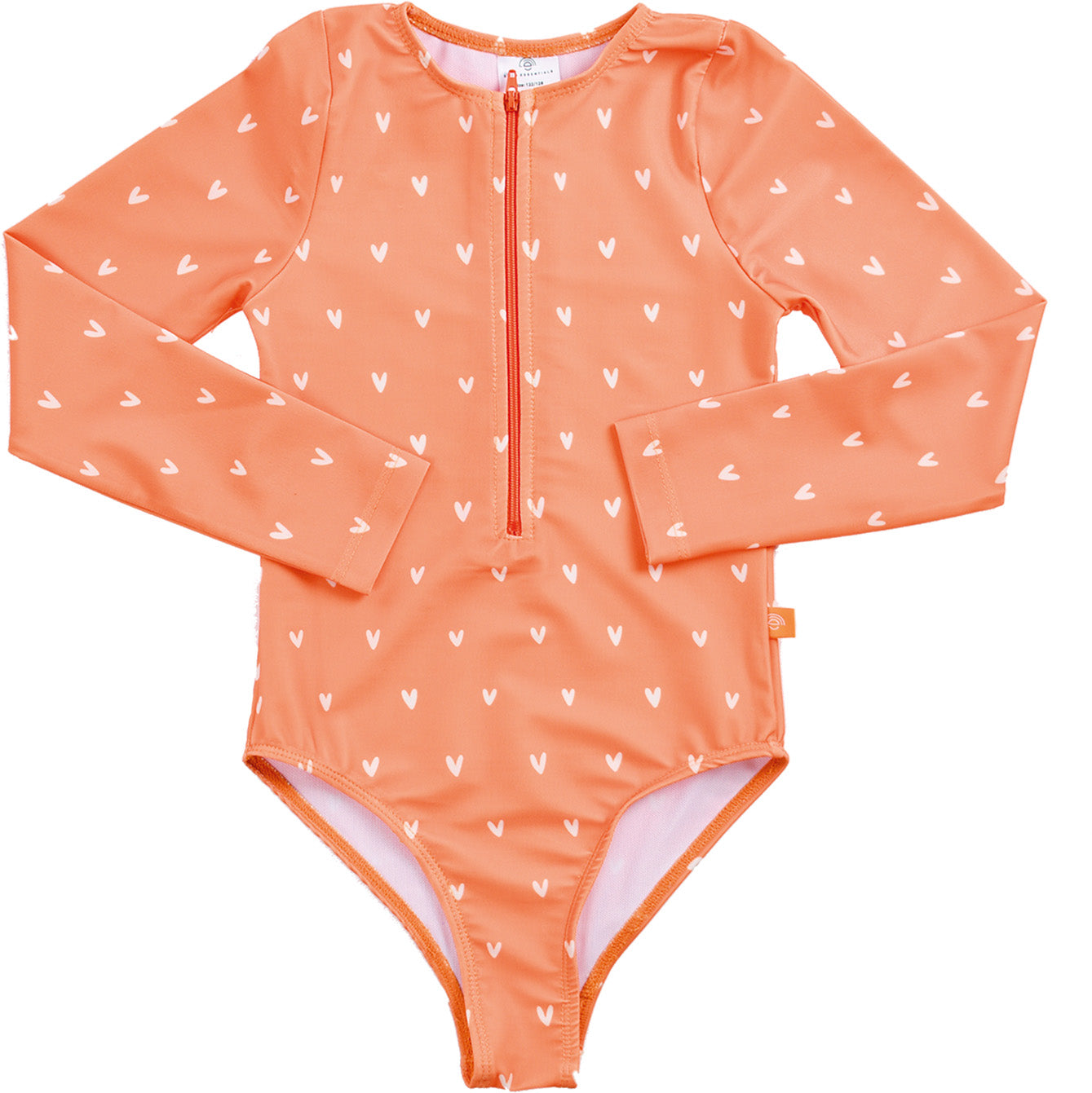 Swim Essentials | Schwimmanzug Mädchen 74/80 | Orange Hearts