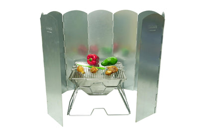 Camping foldable BBQ Stove Wind Screen