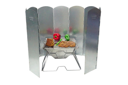 Camping foldable BBQ Stove Wind Screen