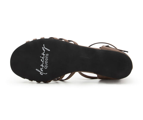 Joy Tanzschuhe in Grau Mikrofaser