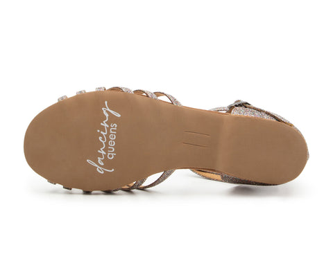 Joy Tanzschuhe in Multiglitter Mikrofaser