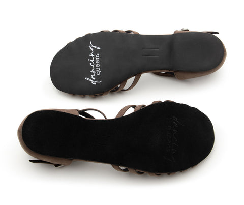 Joy Tanzschuhe in Grau Mikrofaser