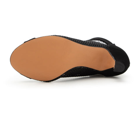 Chaussures de danse Magnet Aura en daim noir