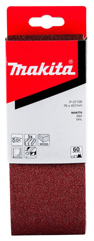 
          Gewebeschleifbänder 76 x 457 mm
          P-37100
        