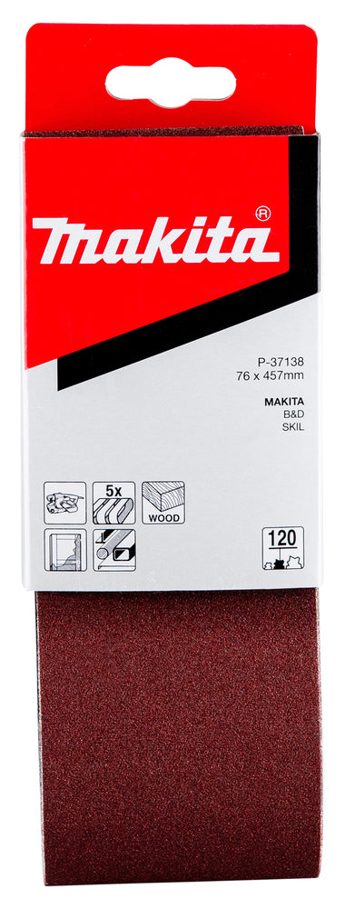 
          Gewebeschleifbänder 76 x 457 mm
          P-37138
        