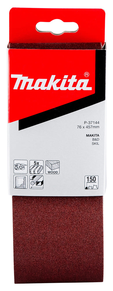 
          Gewebeschleifbänder 76 x 457 mm
          P-37144
        