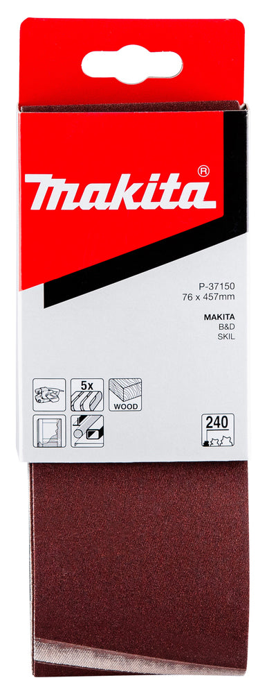 
          Gewebeschleifbänder 76 x 457 mm
          P-37150
        