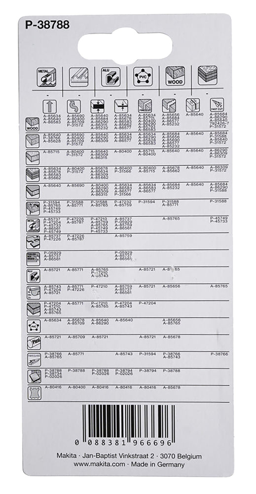 
          3 Karbid- Stichsägeblätter
          P-38788
        